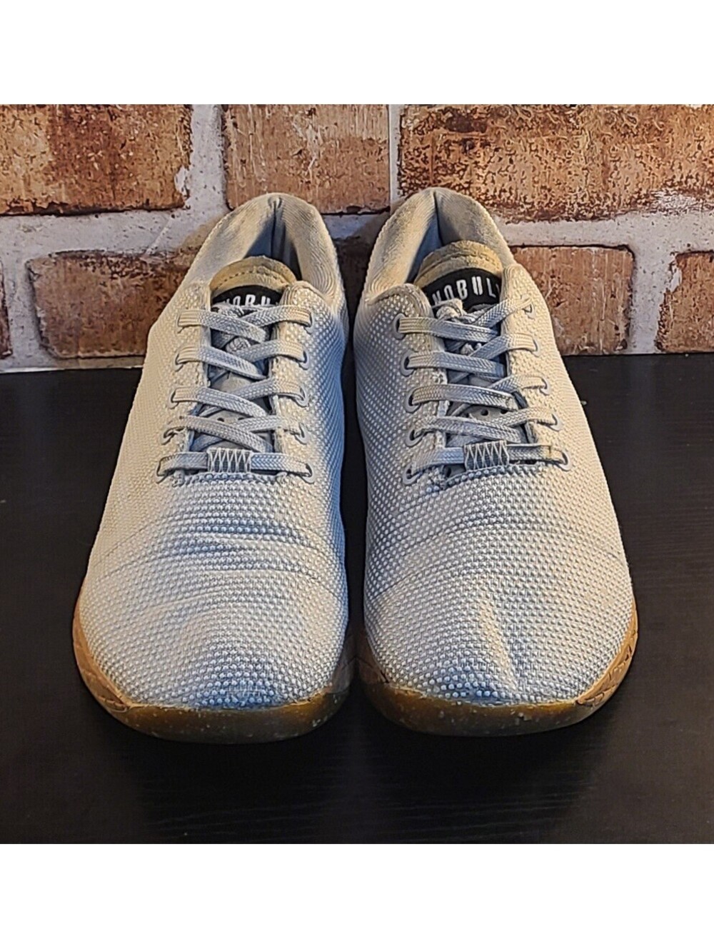 NoBull SuperFabric Outwork Trainer Sneakers Sz Womens 9.5 Mens 8 Gray Shoes GUC